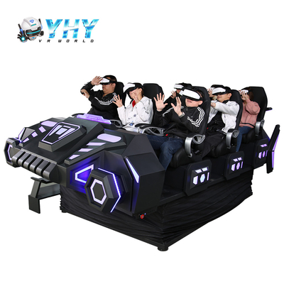 Indoor Entertainment 9 Seats 9D VR Simulator Cinema With Step Ladder
