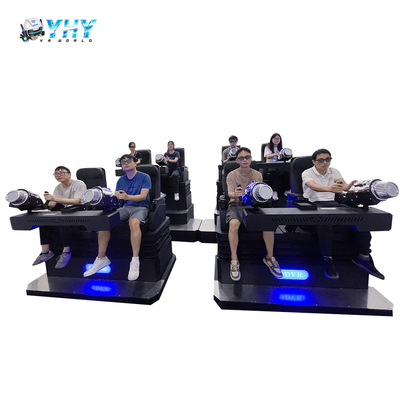 8 Seat 9D VR Cinema With Projection Screen Glasses 5 Games 7D VR Egg Chairs