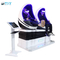 2.5KW Virtual Reality Simulator 2 Seats Egg Chair Roller Coaster Vr Shooting 9D Games