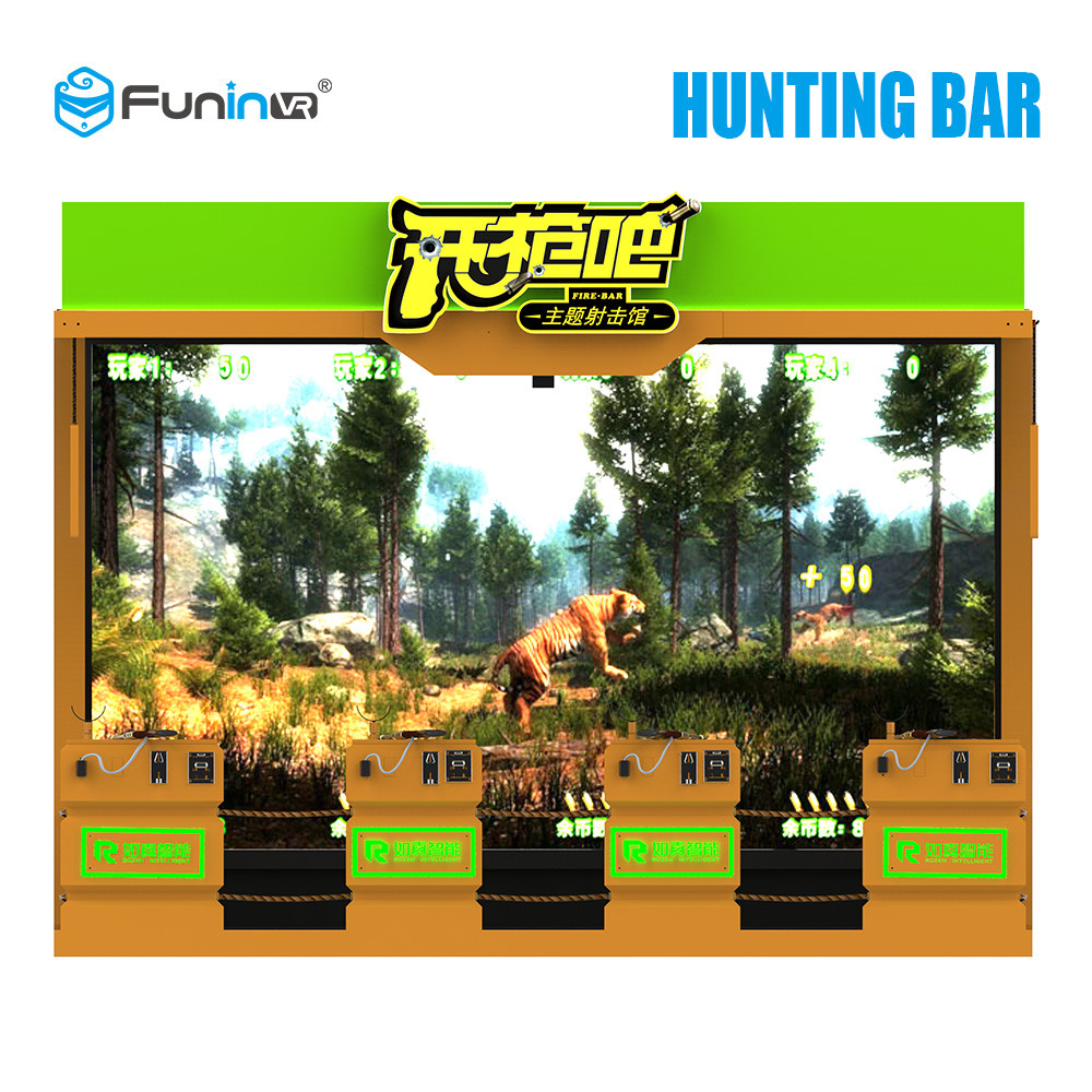 5000 5000 3000mm Vr Shooting Simulator For 4 Players 220v 0 1