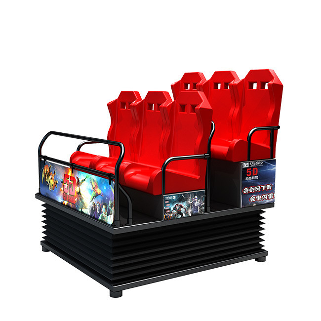 Real Experience 5D Theater Equipment Hydraulic & Electric Motion