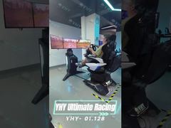 01.128 racing car simulator with 3 screen.