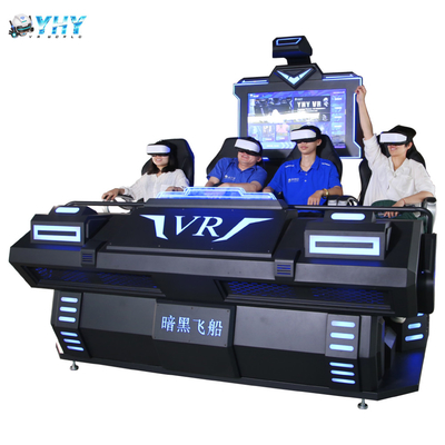 Amusement Park 9d VR Cinema Games Machine Four Chairs VR Motion Simulator