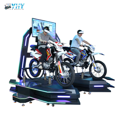 Theme Park 9D VR Motorcycle With 55 Inch Display Screen