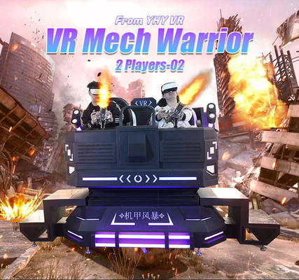 YHY VR Factory VR Shooting Machine Virtual Reality Arcade Equipment for 2 Person Popular 9D Mech Warrior Cinema on Shopping Mall
