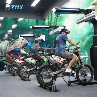 YHY 6-Seater VR Motorcycle Game With Realistic HD Panoramic Visuals