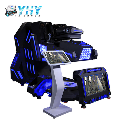 9D VR Driving Virtual Reality 360 Degree Roller Coaster Single Player Black Game Machine 