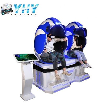 9D Egg Chair Cinema 2 Seats Virtual Reality Game Machine with Effects Indoor/Outdoor Park Rides 