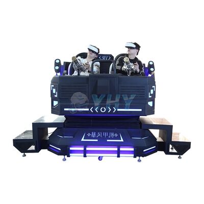 Virtual Reality Simulation 9D VR Platform Experience Game Shooting Simulator With 2 Players For Sale