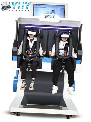 VR Cinema 2 Players Coin Operated Game Machine Shooting Joystick Wind Effect Indoor Amusement Park Device 