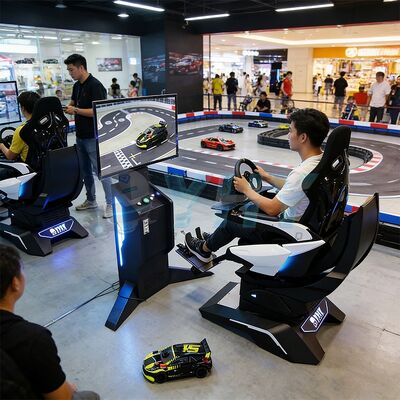 Professional AR Real Scene Racing Simulator Designed for Multiplayer Racing Competition