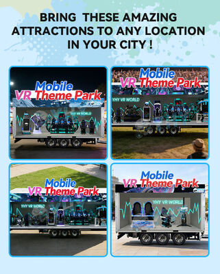 Customizable Mobile VR Theme Park for Amusement Parks and Activities