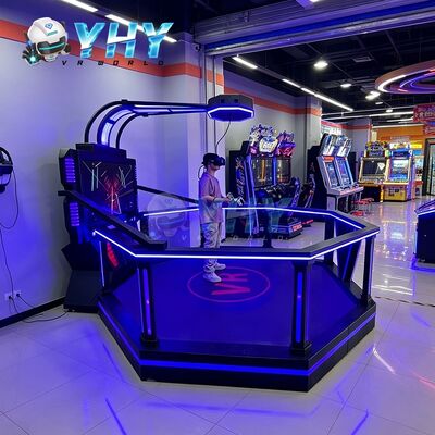 Interactive VR Games Simulator 9D Virtual Reality 1 Players Large Space HTC 9D VR Simulator for VR Gaming Park