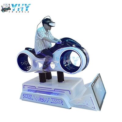 Kids Indoor Playground 360 Virtual Reality Equipment Coin Operated Motorcycle Games 9d VR Racing Car 9d VR Motor Simulator