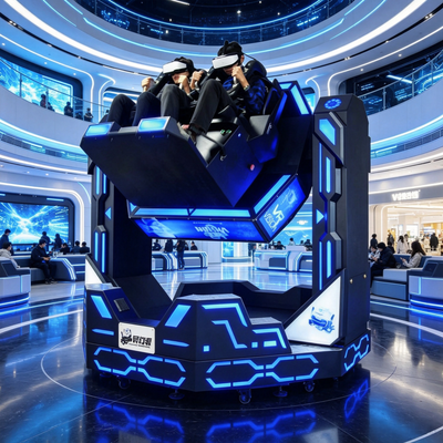 High-Yield Commercial VR Theme Park Ride Double-Seat 1080 degree roller coaster Motion Simulator