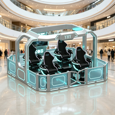 YHY Patented 3-DOF 360 Degree Rotating 4 Players VR Cinema Motion Platform