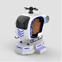 1500W Helicopter VR Simulator 9D Customized Logo With Flight Movies