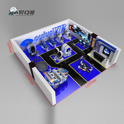 60m2 9D Virtual Reality Machine Gaming Center In Amusement Park