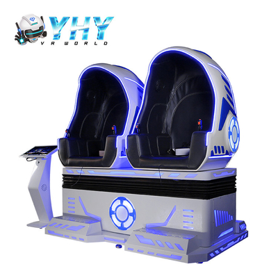9D VR Egg Cinema Double Chairs Roller Coaster Dinosaur 200 Games