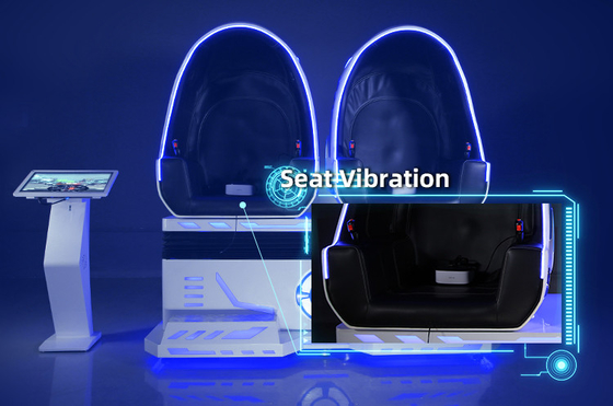 3 DOF Game VR Simulator Egg Chair Virtual Reality Motion Simulator With Leg Sweep