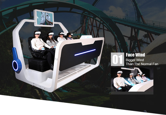 Theme Park VR Multiplayer Games 9D VR Shooting Games For 4 Players