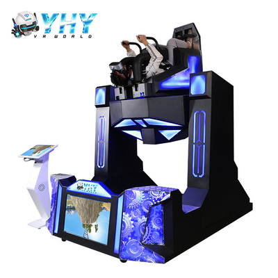 Acrylic Appearance VR Shooting Simulator 9D 720 Degree Rotation With Cockpit