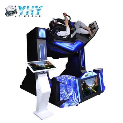 1 Seat 9D Vr Machine Two 360 Rotation Virtual Game Simulator