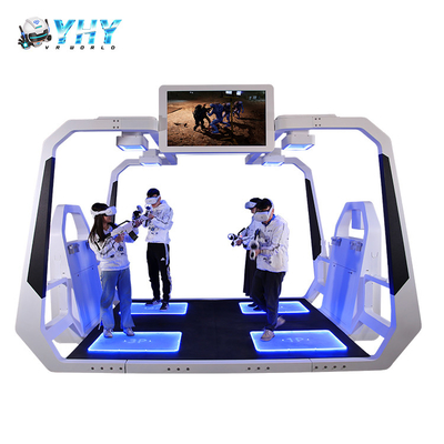 42'' Screen  Indoor VR Shooting Simulator 4 Players Standing Virtual Battle Machine Games