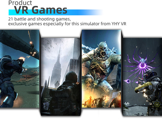 4 Players Virtual Reality Amusement Park Simulator 9D VR Gaming Platform