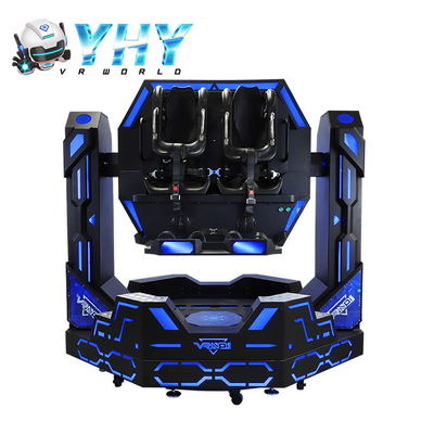 9D 1080 Virtual Roller Coaster Ride Simulator Game With 8000W