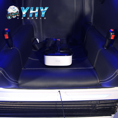 2 Seat Virtual Reality Chair 9D Simulator 2.5KW VR Movie Cinema With Cool Lighting