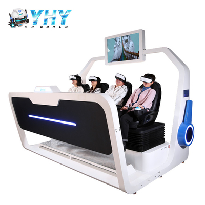 4 Players Immersive 9D VR Simulator Cinema With 10 inch Touch Screen