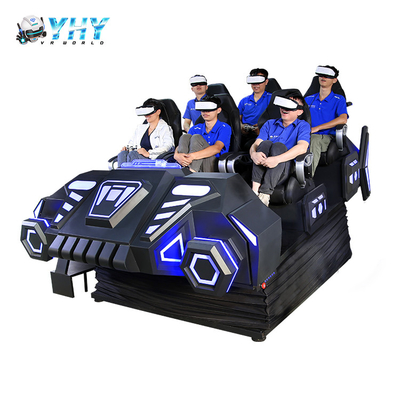 4500w 6 Seats Interactive Game VR Cinema Simulator Machine