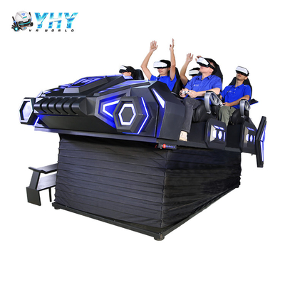 6 Seats Amusement Park 9d Movie Theatre Virtual Reality Arcade Machine