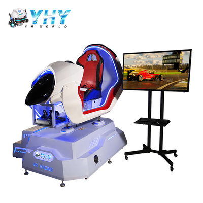 Portable Car Driving Virtual Reality Games 220V Coin Operated VR Racing Simulator