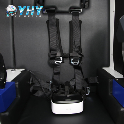 9D Machine Game VR Simulator Virtual Reality Theme Park  2 Chairs 360 degree
