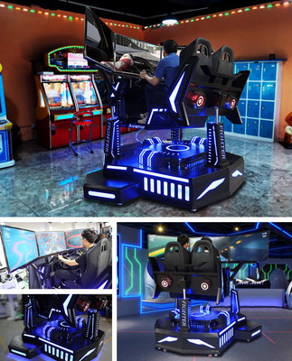 Indoor Amusement 3 Screen Racing Simulator 3 Dof Motion 4D Car Game Machine