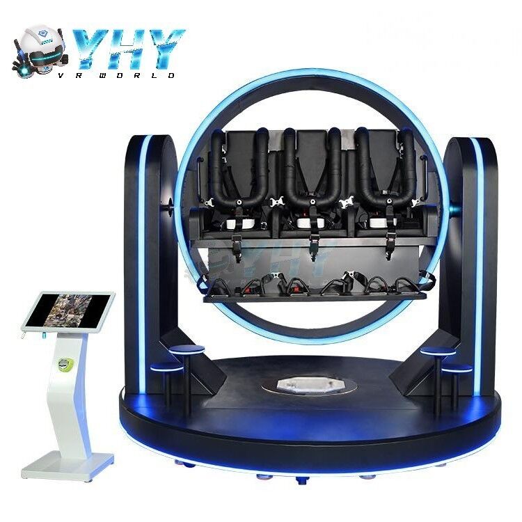 VR 360 Rotating Virtual Reality Game VR Roller Coaster Arcade Immersive ...