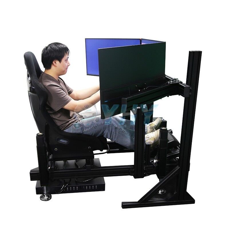 3DOF Racing Simulator with Motion Platform & Logitech Wheel