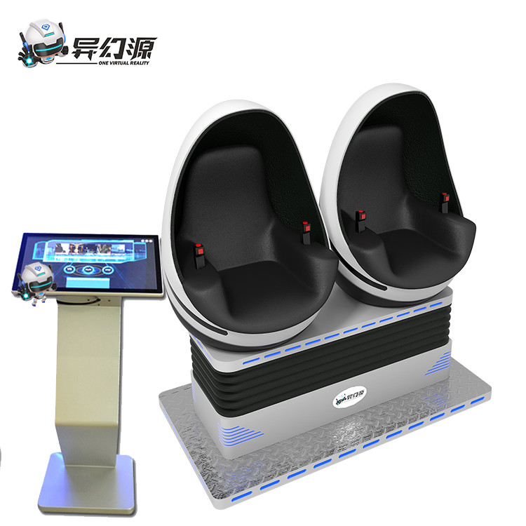 2.5KW 9D VR Cinema 2 Seats VR Motion Chair For Amusement Game Center