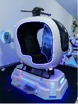 1500W Helicopter VR Simulator 9D Customized Logo With Flight Movies