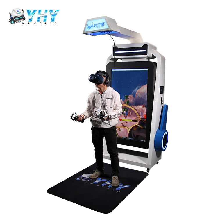 Self Service Boxing Fruit Cutting VR Shooting Game Simulator With Touch Screen