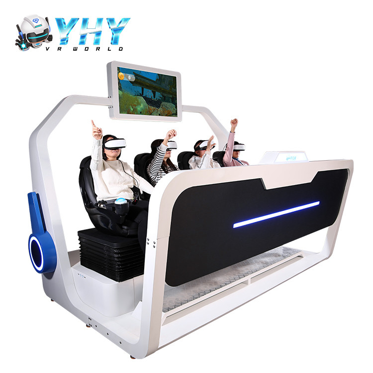 4 Seats 9D Virtual Reality Cinema Theme Park Roller Coaster VR Games