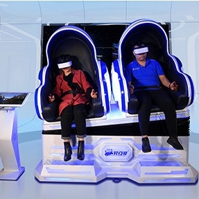 Double VR Egg Chair 2500W 9D Virtual Reality Simulator For VR Zone