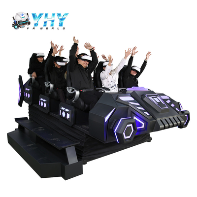 Theater 9 Seats 9D VR Simulator 360 Degree Movie Cinema Virtual Roller Coaster Simulator