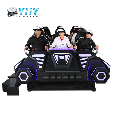 Theater 9 Seats 9D VR Simulator 360 Degree Movie Cinema Virtual Roller Coaster Simulator