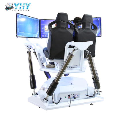 YHY VR 9D Racing Car Simulator 3 Screen F1 Driving Arcade Games Racing Simulator Cockpit Indoor Amusement Game Center