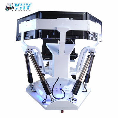 YHY VR Factory Manufacture 6 DOF Platform Racing Simulator 3 Screen Driving Car Arcade Game Machine Amusements Rides for 2 Players