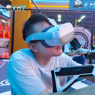 YHY New Launched 4 Players VR Shooting Simulator with 360 Free Roam and Multiplayer Games