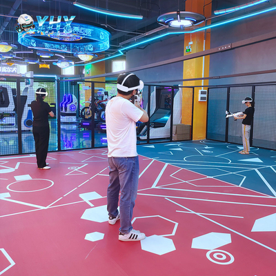 YHY New Launched 4 Players VR Shooting Simulator with 360 Free Roam and Multiplayer Games
